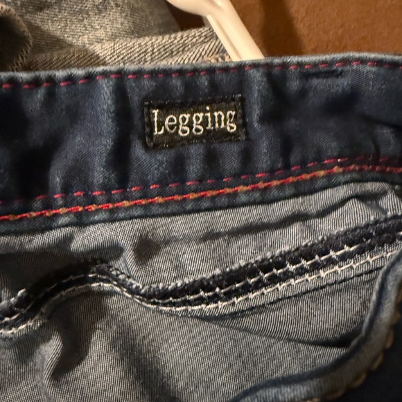 Be Rock Women's Blue Jeggings - Picture 2 of 3